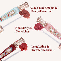 Flower Knows Strawberry Rococo application wand for smooth, even coverage.