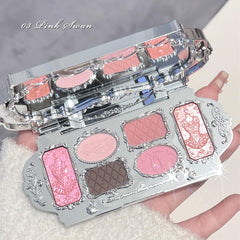 Flower Knows Swan Ballet 03 Pink Swan soft pinks with radiant shimmers for versatile looks.