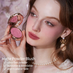 Flower Knows The Sweetie Bear Mono Blush provides soft cheek color with charming packaging