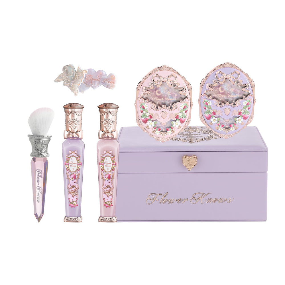 Flower Knows gift box with Rococo design and built-in mirror for instant unboxing joy.