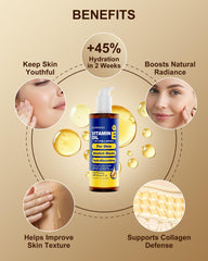FLOWHYET vitamin E oil dry hair ends care image promoting moisture.