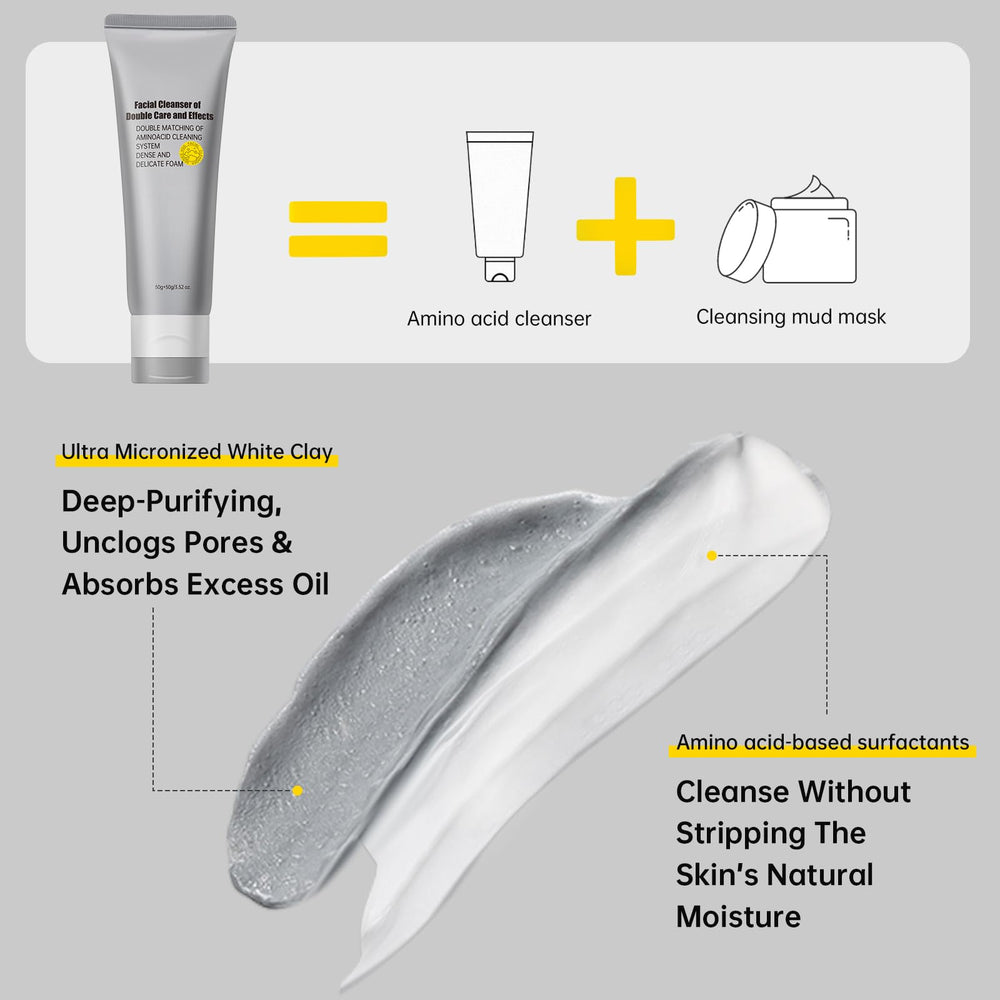 FLYLEAF Gentle Exfoliating Face Wash texture closeup demonstrating gentle exfoliation for pores.