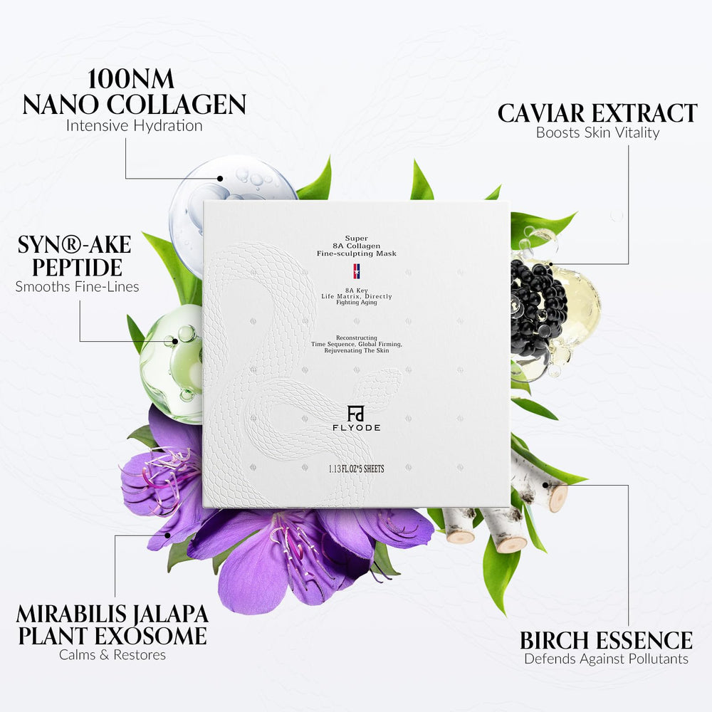 FLYODE biodegradable, cruelty-free mask designed for sensitive skin.