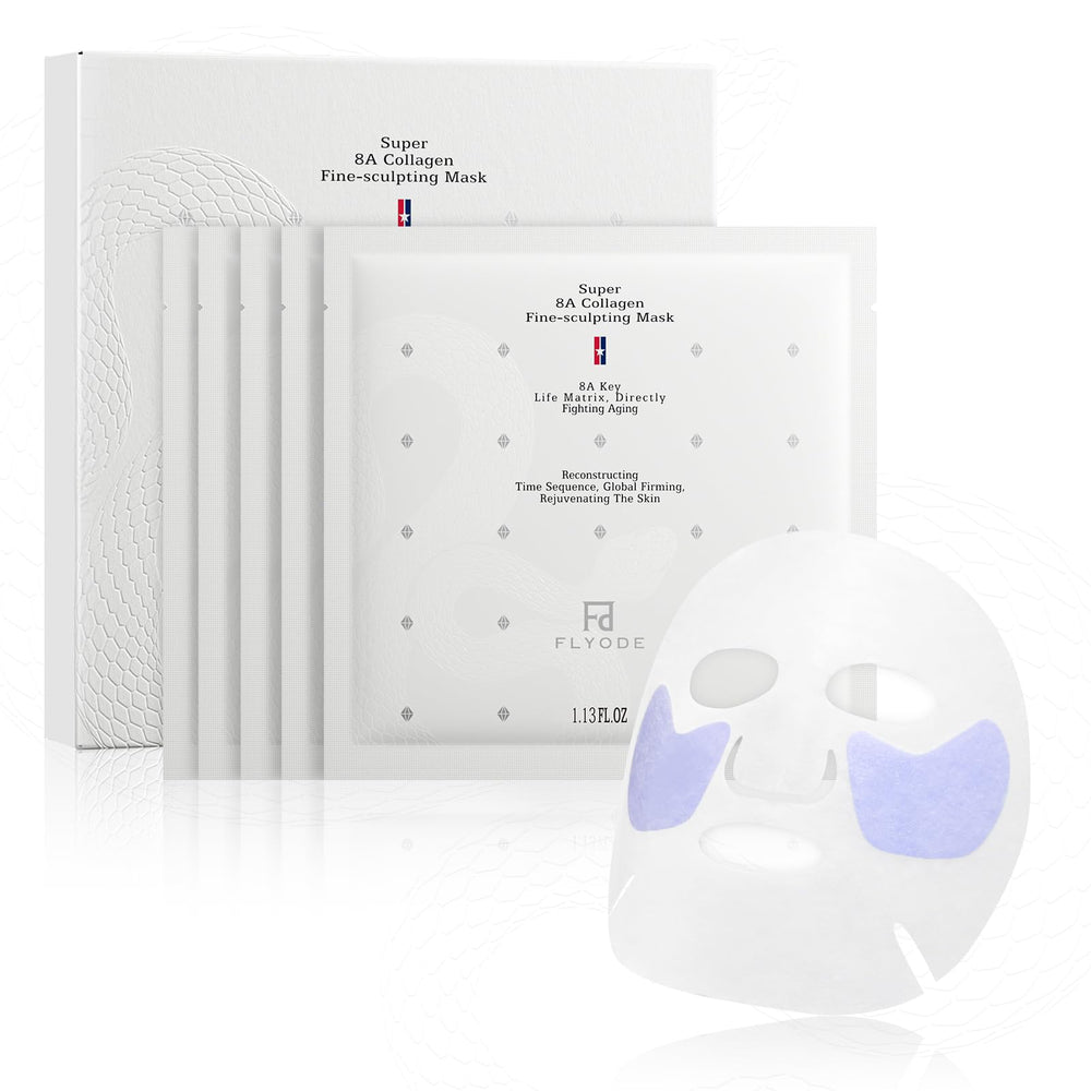 FLYODE Syn-Ake 2in-1 eye and face mask pack for firming and hydration.