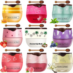 FNOLECY Bee Lip Balm Honey Pot strawberry on-the-go hydration in a compact jar