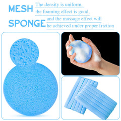 Foaincore soft absorbent sponge for easy soap lathering.