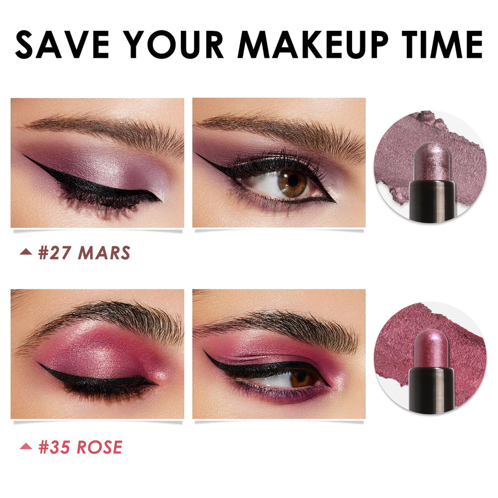 FOCALLURE 2PCS crease-proof eye pencil enhances lasting color