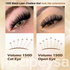 Focipeysa lash applicator tweezers shown for precise at-home placement.