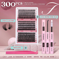 Focipeysa lash clusters 60D-70D-80D mix for fluffy volume