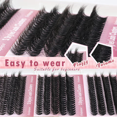 Focipeysa lash tweezers for precise cluster placement