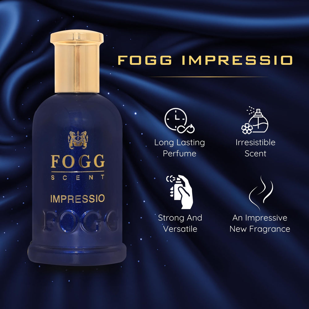 Fogg Scent Impressio vanilla musk base for warm lingering scent