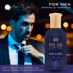 Fogg Scent Impressio opening citrus notes of lemon and neroli