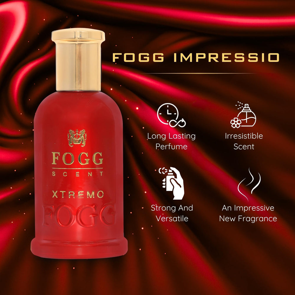 FOGG Scent Xtremo packaging box presents premium, gift-ready presentation.