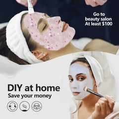 At-home skincare scene with Fokiabin Jelly Mask in use