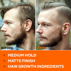 Texture close-up of FOLLICLE BOOSTER showing smooth, non-sticky application.