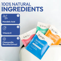 FOMIN compostable certified wipes meet sustainability standards for mindful shoppers.