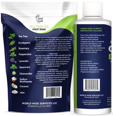 Foot Cure Callus Remover Gel softens calluses for smoother feet.