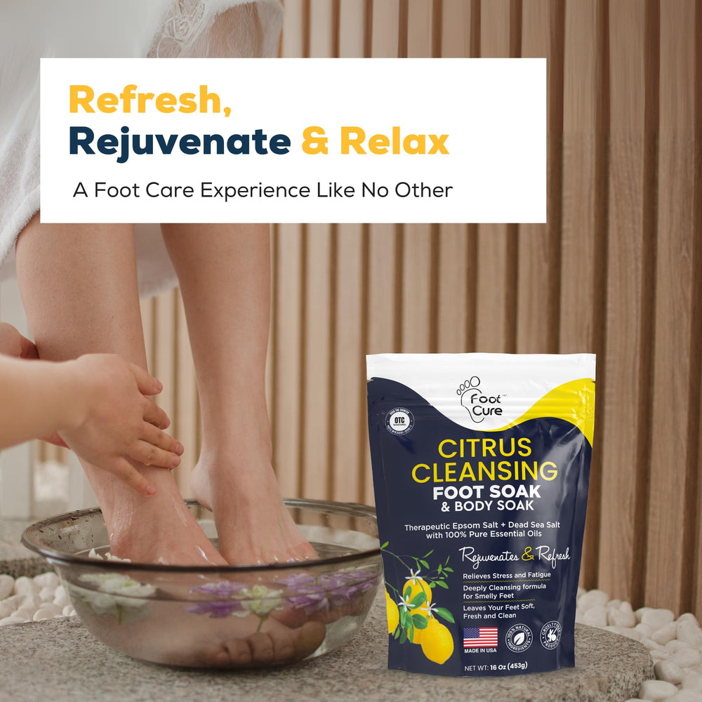 Foot Cure Citrus Detox targets calluses and dead skin with gentle cleansing