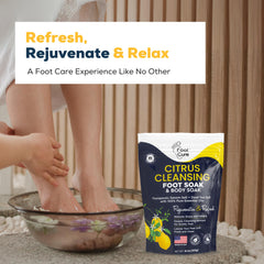 Foot Cure Citrus Detox targets calluses and dead skin with gentle cleansing
