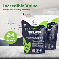FOOT CURE natural ingredient blend highlights skin-friendly, nourishing foot care
