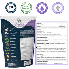 FOOT CURE pack-of-4 foot soak sachets for convenient use