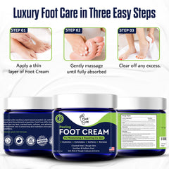 FOOT CURE Tea Tree Oil Foot Cream supports hydrated skin for daily wear.