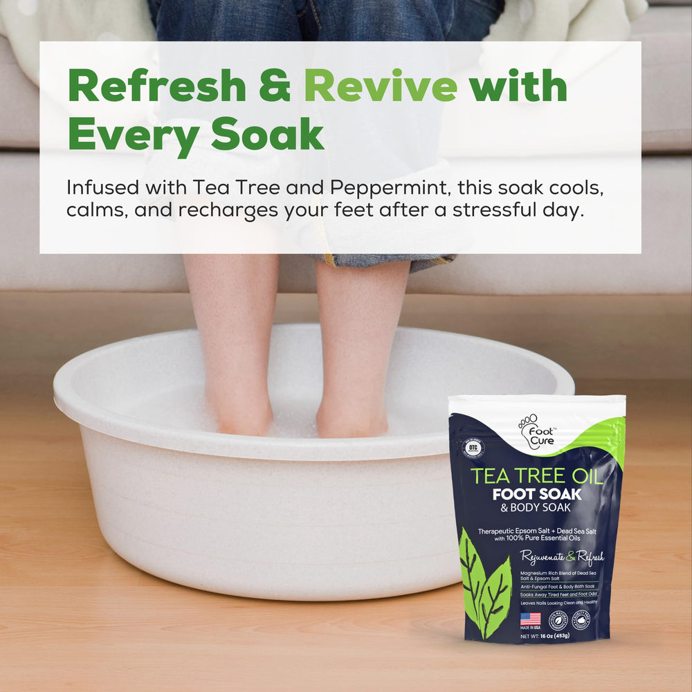 Foot Cure Tea Tree Oil Foot Soak everyday foot care routine at home