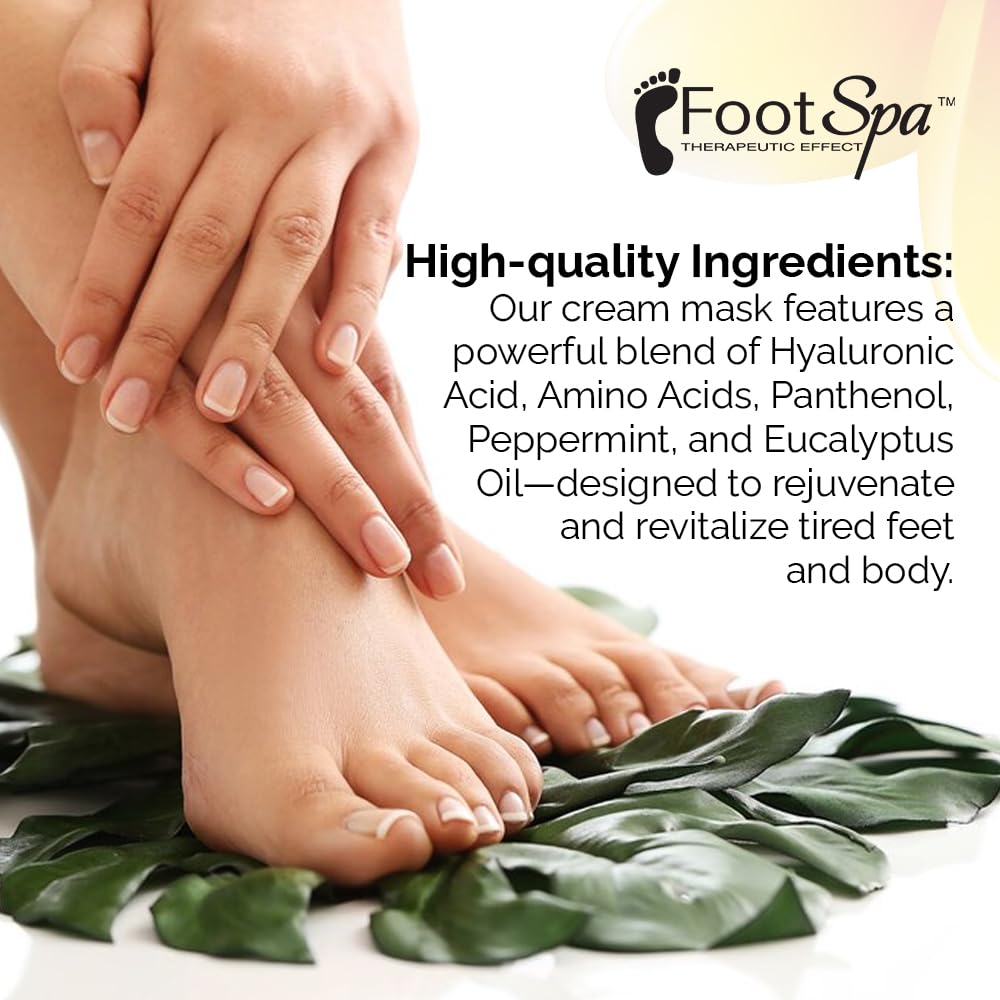 FootSpa Cream Mask cruelty-free and sulfate-free for gentle care