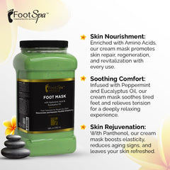 FootSpa Cream Mask suitable for all skin tones for daily pampering