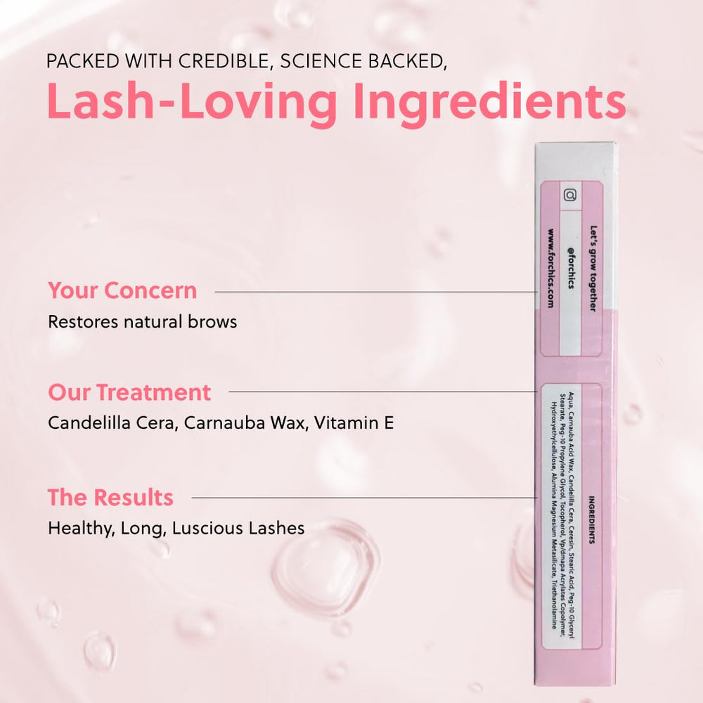 ForChics Nourishing Mascara antioxidant protection closeup on lashes