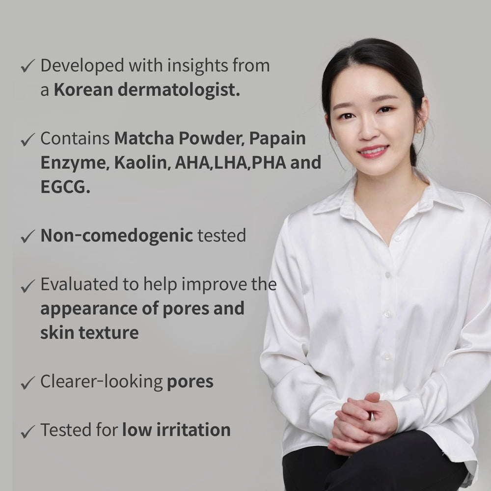 FORETDERM Matcha Enzyme FX clean beauty-inspired Korean cleanser vibe for daily use