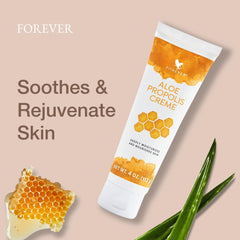 Forever Living Aloe Propolis Creme ingredients: aloe and propolis for natural skin support.