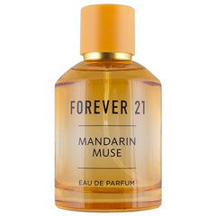 Forever 21 Mandarin Muse bottle top notes close-up, for a citrus lift.