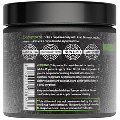 Formulation Factory Crown of Glory capsules closeup highlights ingredients.