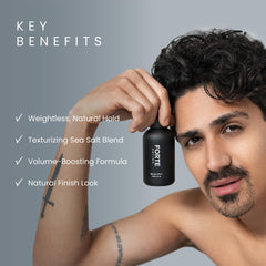 Forte Series packaging emphasizes premium styling essentials for men.