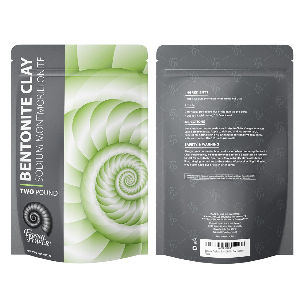 FOSSIL POWER DIY care routine for skin and hair.