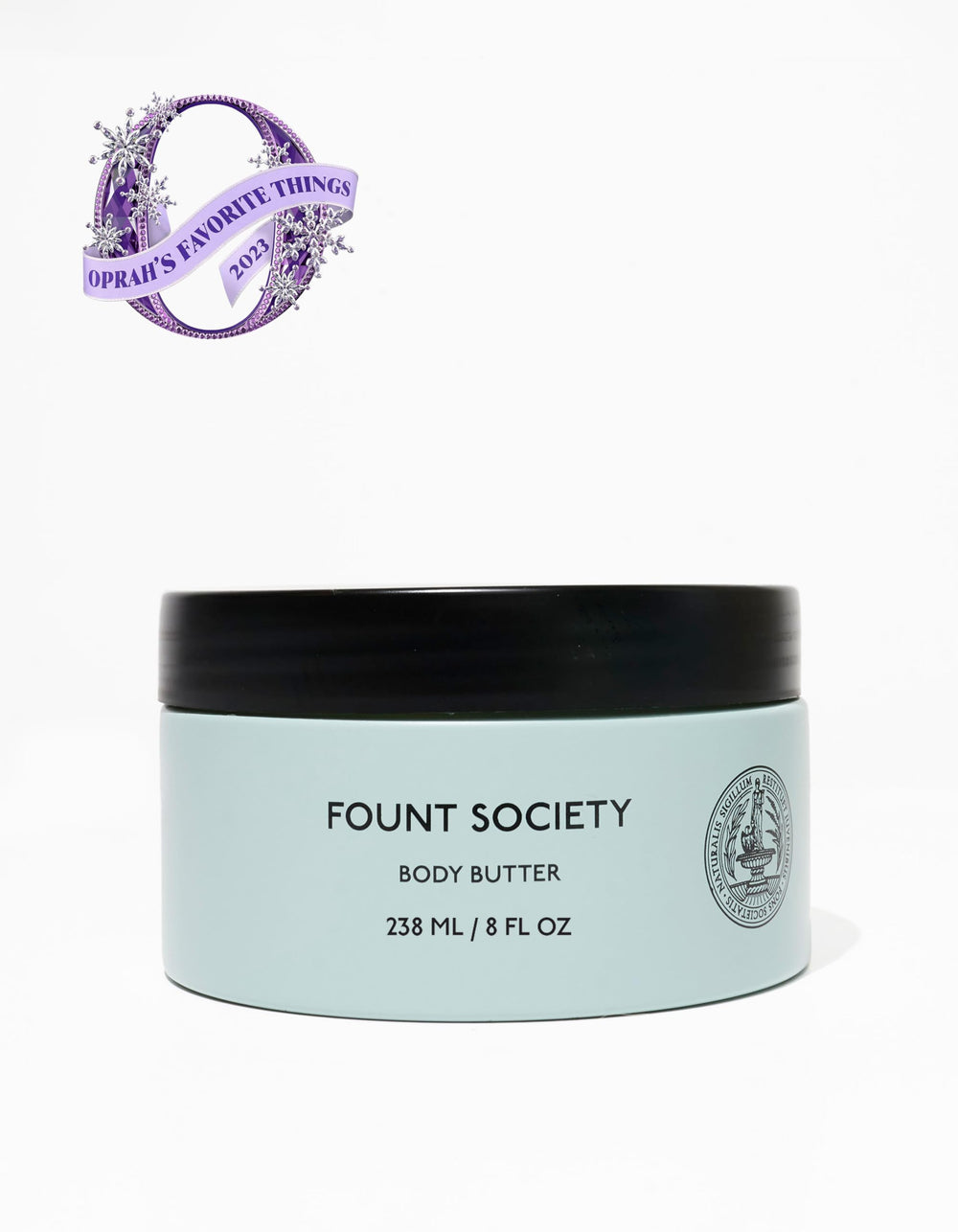 Fount Society Body Butter hands-application view highlighting quick-absorb formula