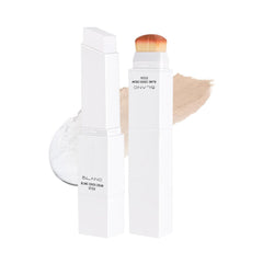 Fovcos Blanc Cover Cream Stick color-change activation for natural shade match.