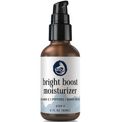 Foxbrim Naturals Bright Boost bottle pour for easy daily use.