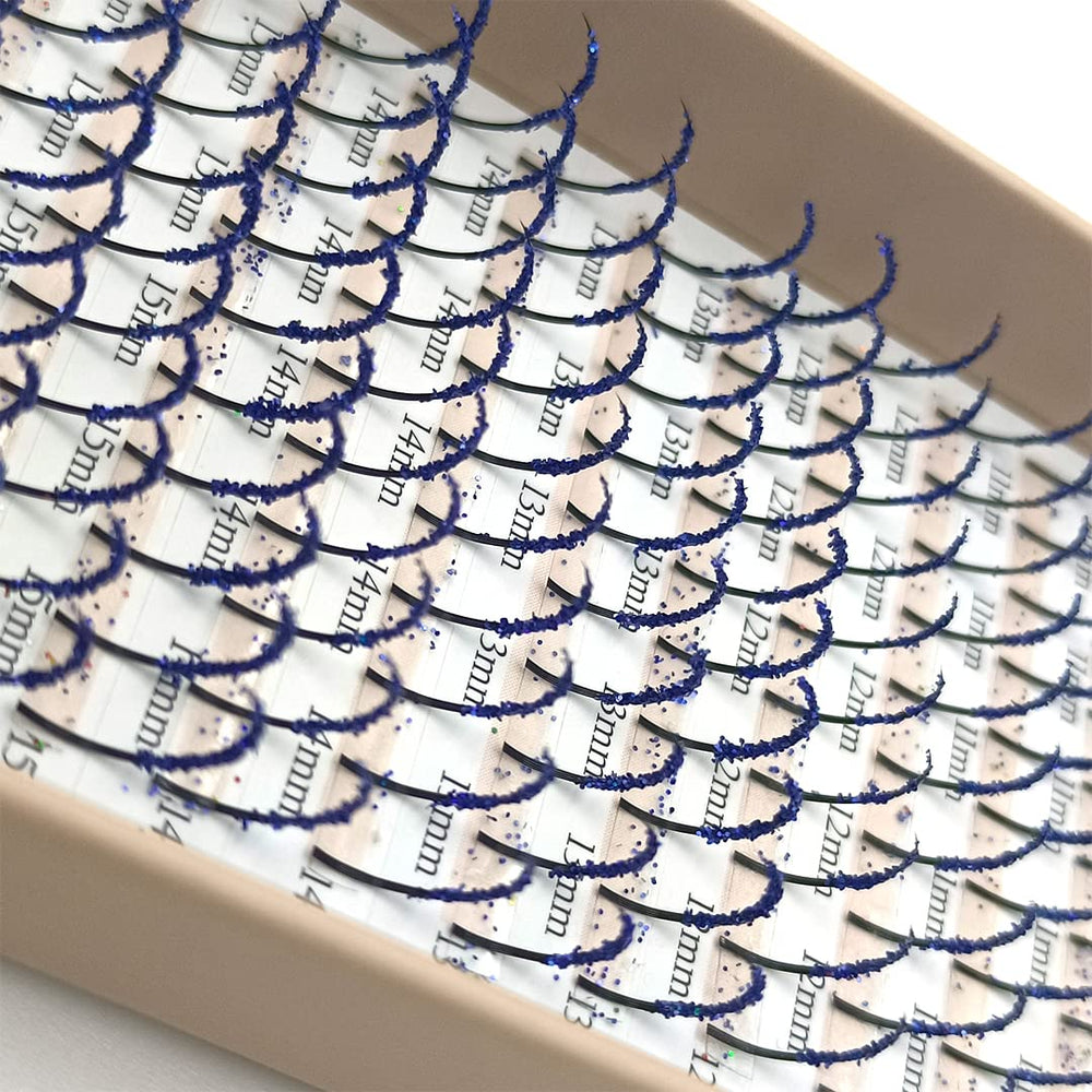 FQNing lashes are easy to apply with tweezers and glue