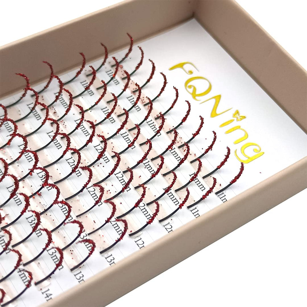 Includes 120 glitter lash spikes in a paper card box