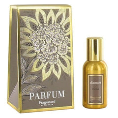 Fragonard Diamant 30ml bottle on a vanity, ideal for daily wear.