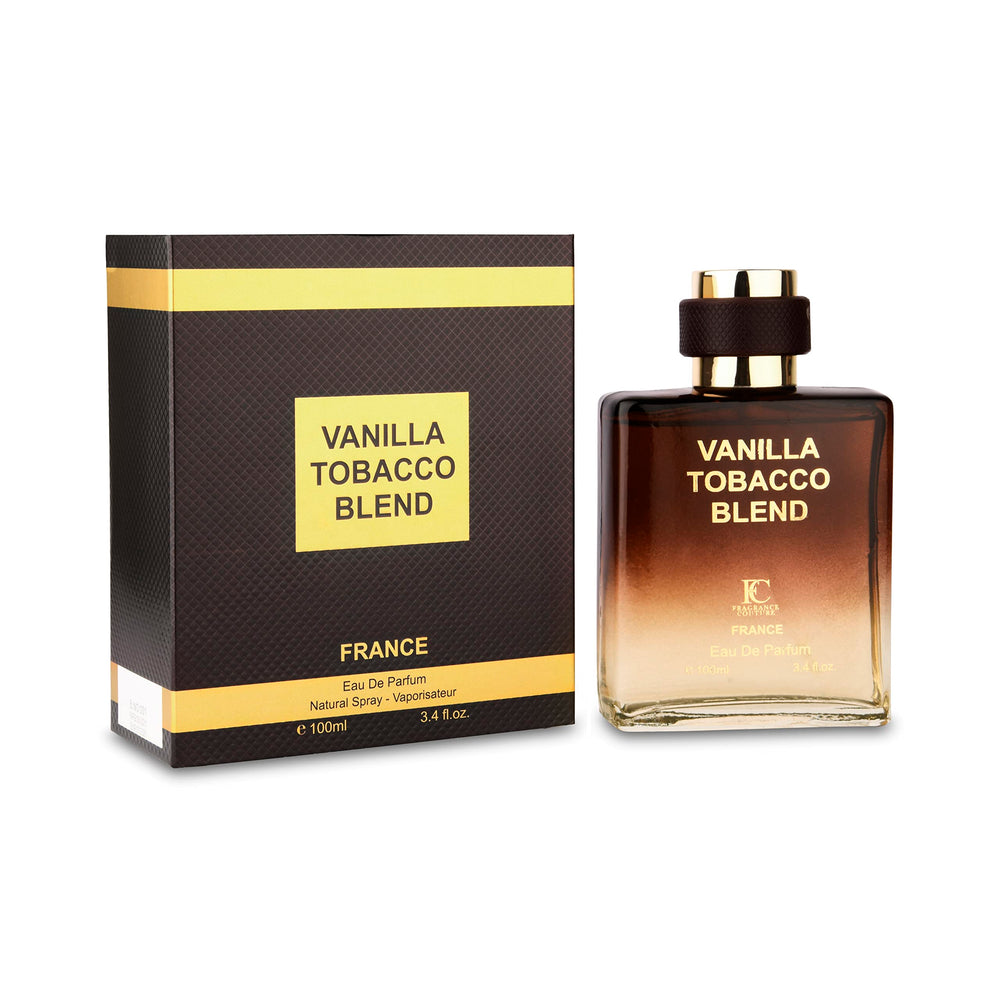 Fragrance Couture Vanilla Tobacco Blend bottle ideal for daily wear or evenings.