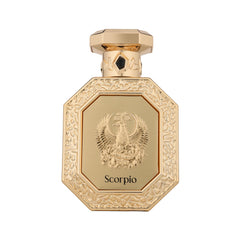 Fragrance World French Avenue Genesis Scorpio bottle highlighting a woody-spicy scent for daily wear