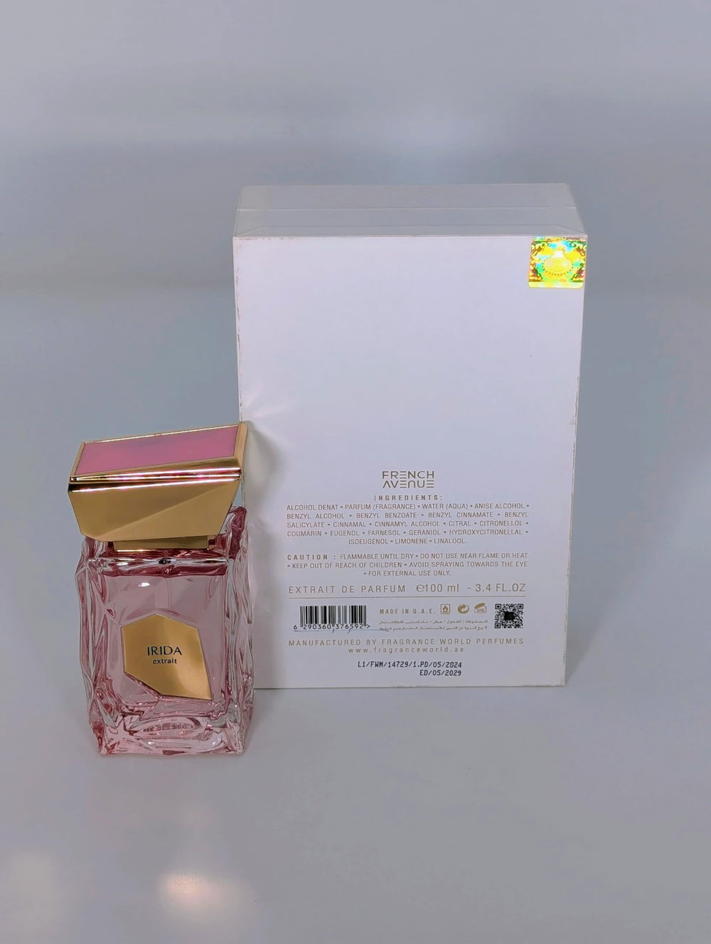 Fragrance World Irida wear on wrist, versatile daily use