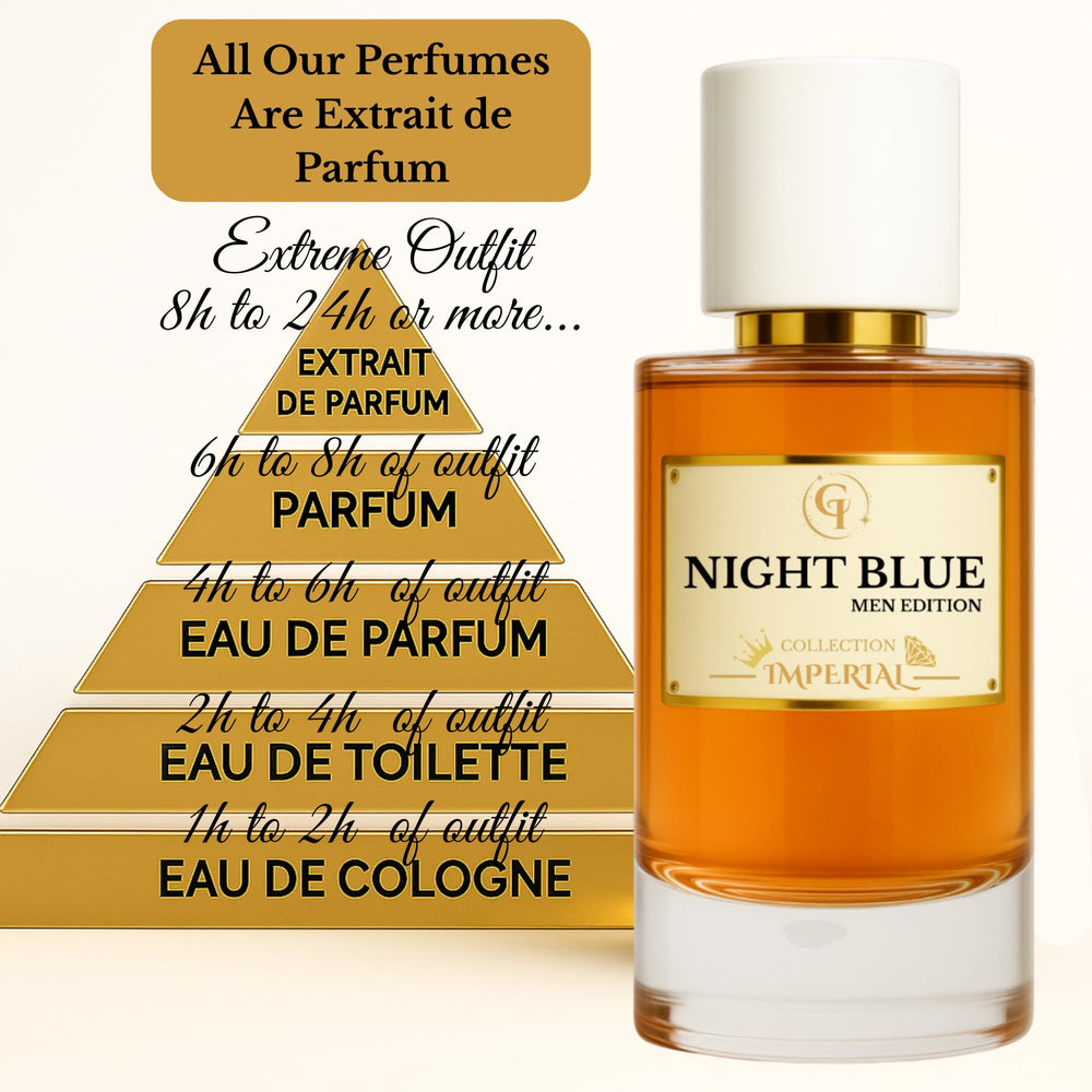 FRAGRANCES BY SASSO La Nuit De Lui cap detail highlights luxury craftsmanship.