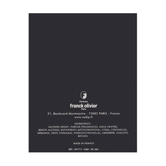 Franck Olivier Black Touch atomizer close-up, elegant evening-ready scent