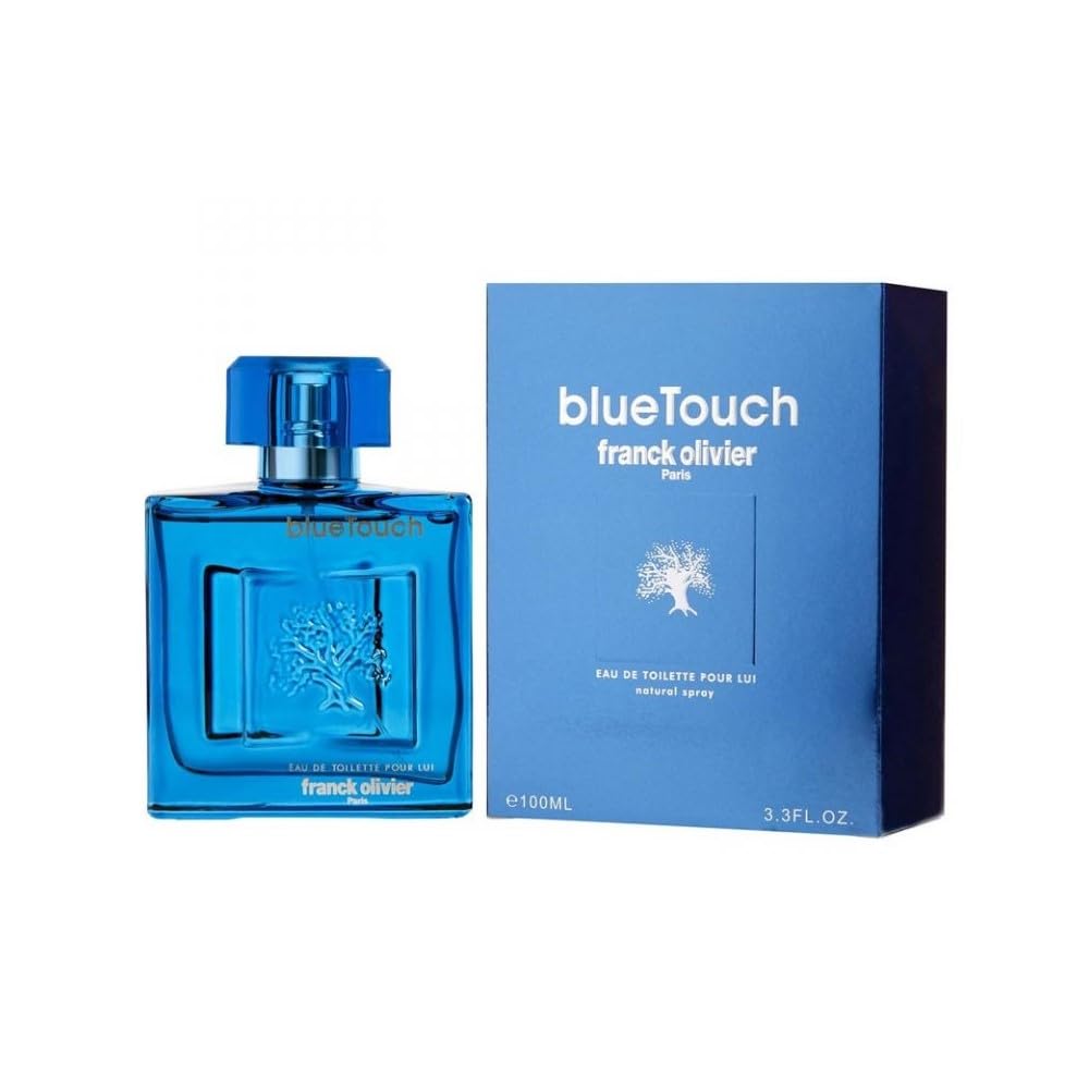 Franck Olivier Blue Touch bottle – crisp, versatile daytime scent for daily wear