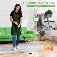 Francy Home IPX6 waterproof bathroom scrubber for wet surfaces