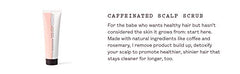 Application on wet hair using pea-sized amount for exfoliation.